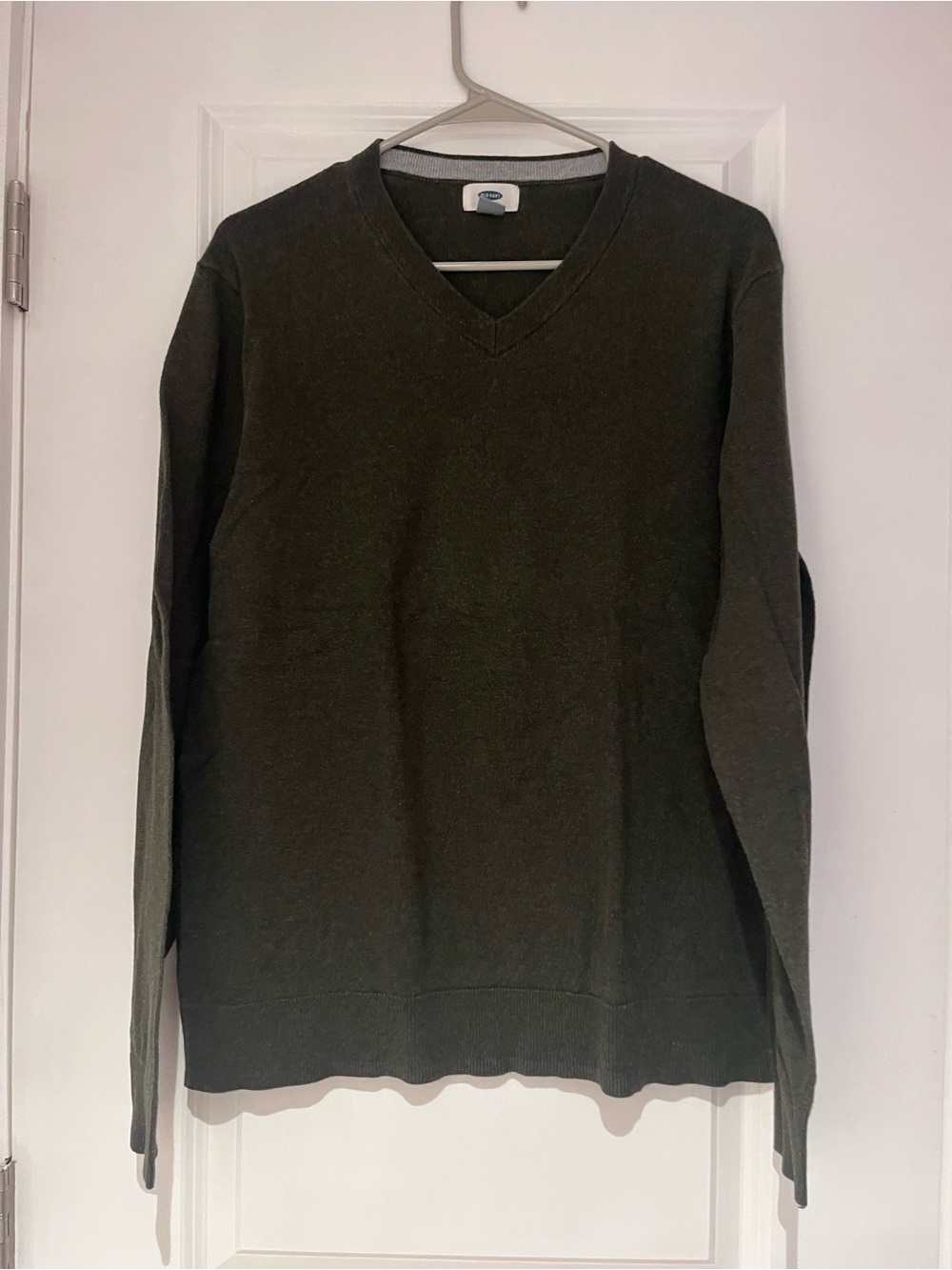Old Navy Men's V-Neck Sweater - Olive Green